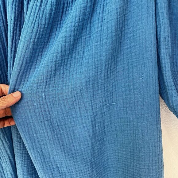 Nation LTD Carter Gauze Mini Dress In Lapis In Multi Sz S Casual Resortwear Boho - Picture 3 of 10